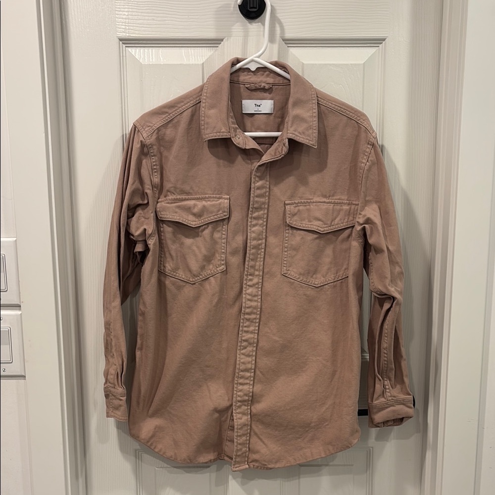 Tna Boyfriend Style Button-Up Shirt